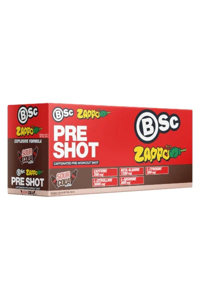 BSc Body Science PRE-Workout Zappo SHOT 12 x 60ml - Image 6