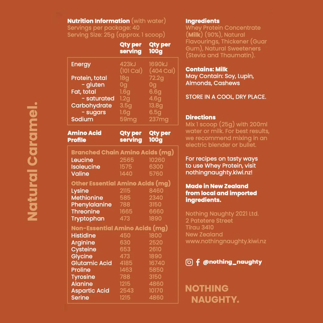 Nothing Naughty Premium NZ Whey Protein Powder - Image 13