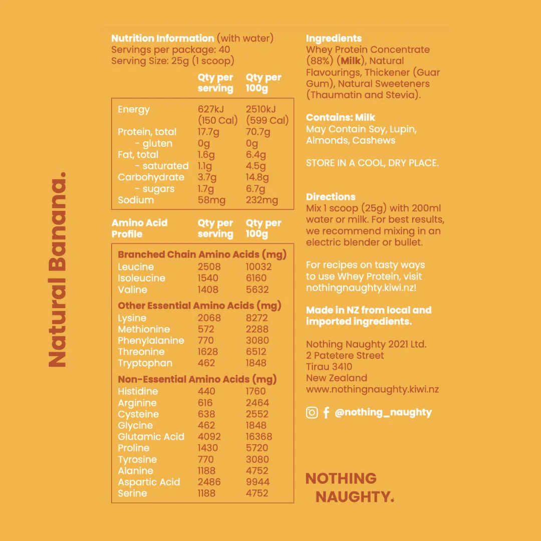 Nothing Naughty Premium NZ Whey Protein Powder - Image 15