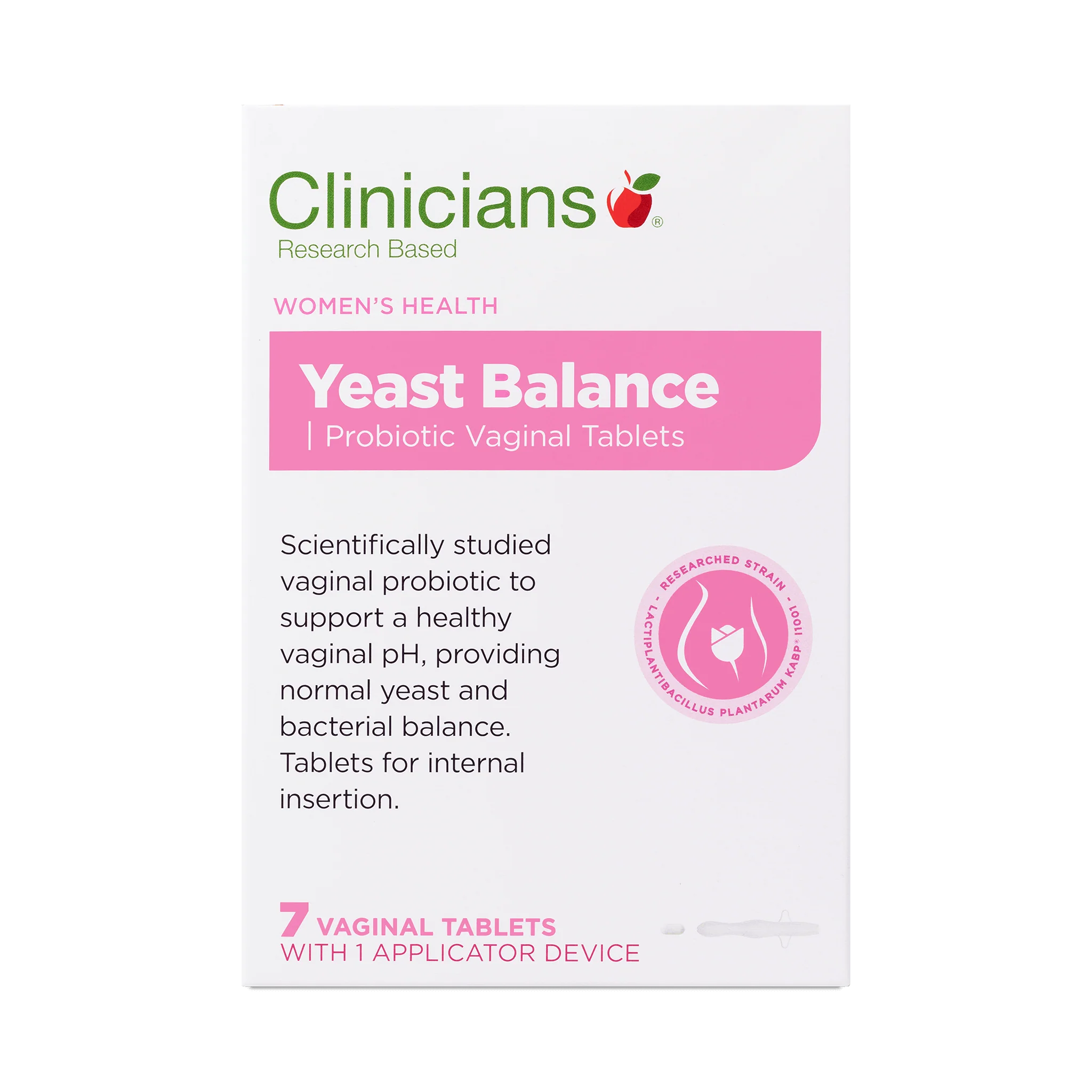 Clinicians Probiotic Vaginal Yeast Balance