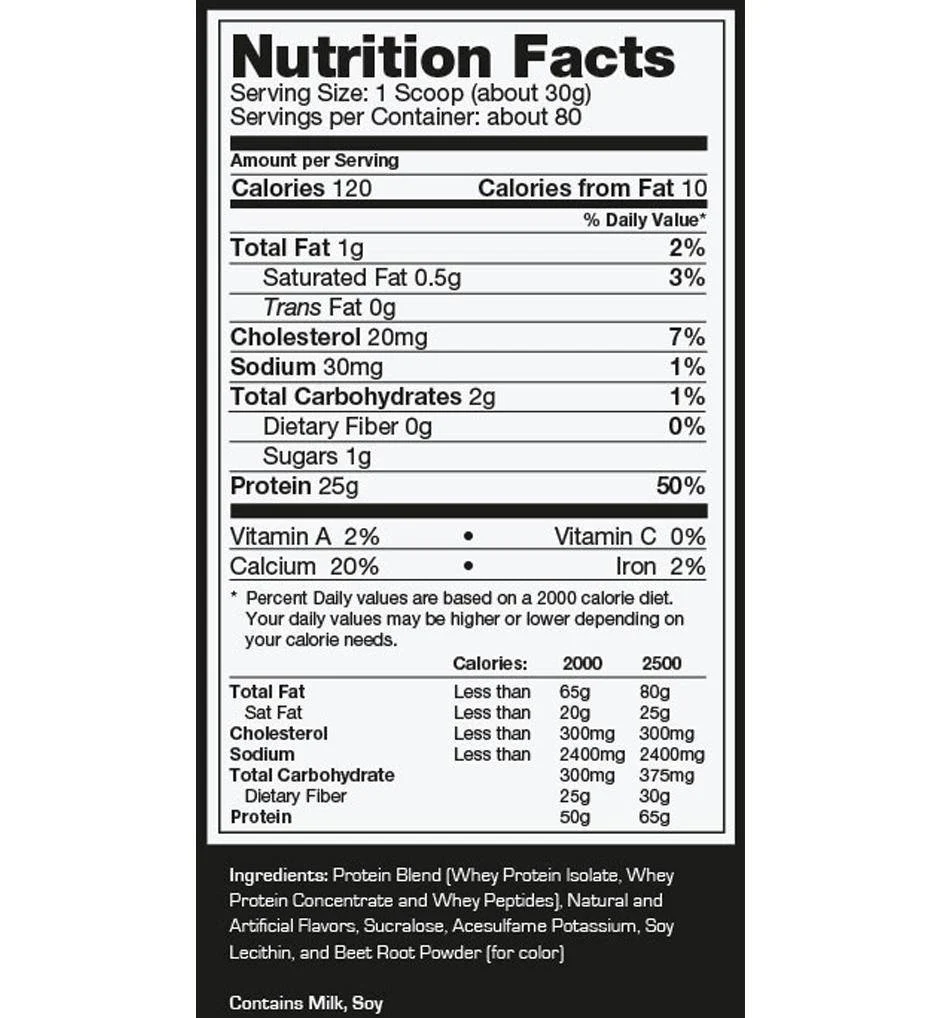 Ultimate Nutrition PROSTAR 100% WHEY PROTEIN 10lb - Image 13