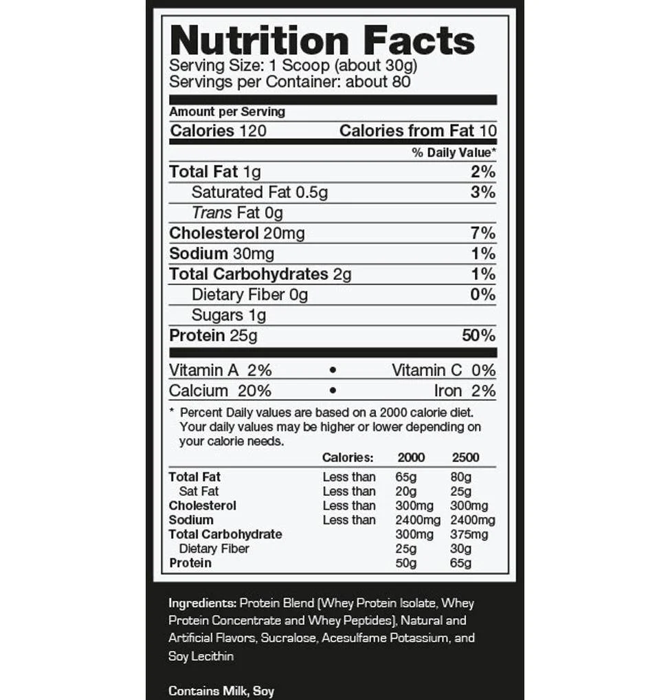 Ultimate Nutrition PROSTAR 100% WHEY PROTEIN 5.28lb - Image 12