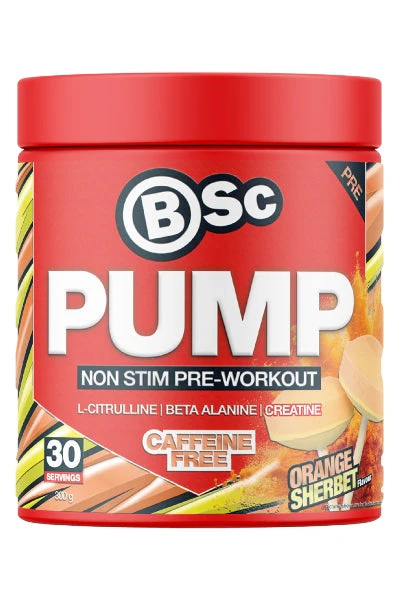 BSc Body Science PUMP Non Stim Pre-Workout 300g - Image 2