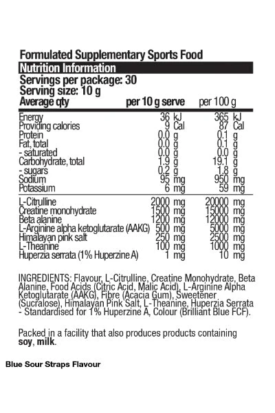 BSc Body Science PUMP Non Stim Pre-Workout 300g - Image 5