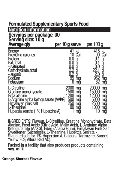 BSc Body Science PUMP Non Stim Pre-Workout 300g - Image 6