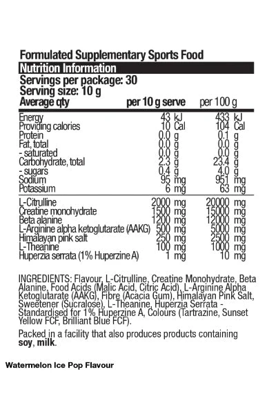 BSc Body Science PUMP Non Stim Pre-Workout 300g - Image 7