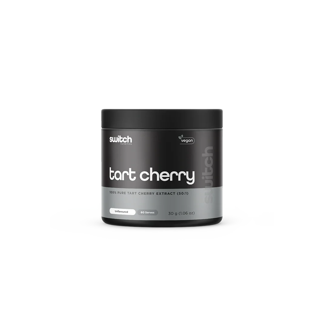 Switch Nutrition Pure Tart Cherry Powder 50:1 Extract for Sleep Recovery and Inflammation