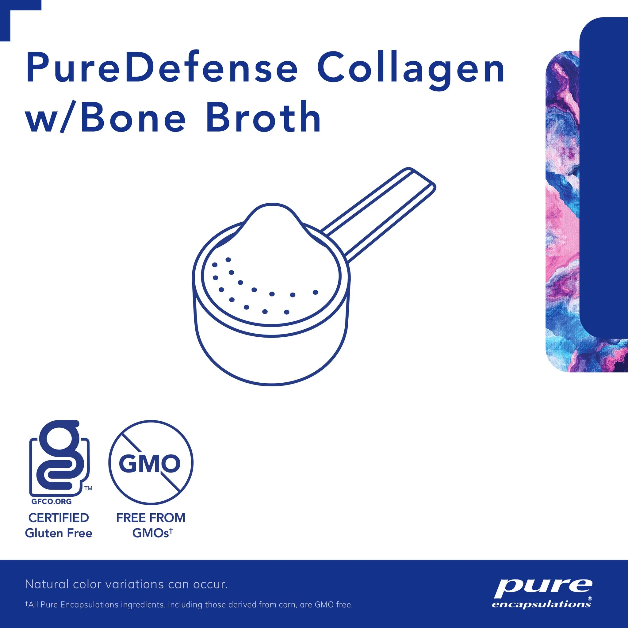 Pure Encapsulation PureDefense Collagen w/ Bone Broth powder - Image 2
