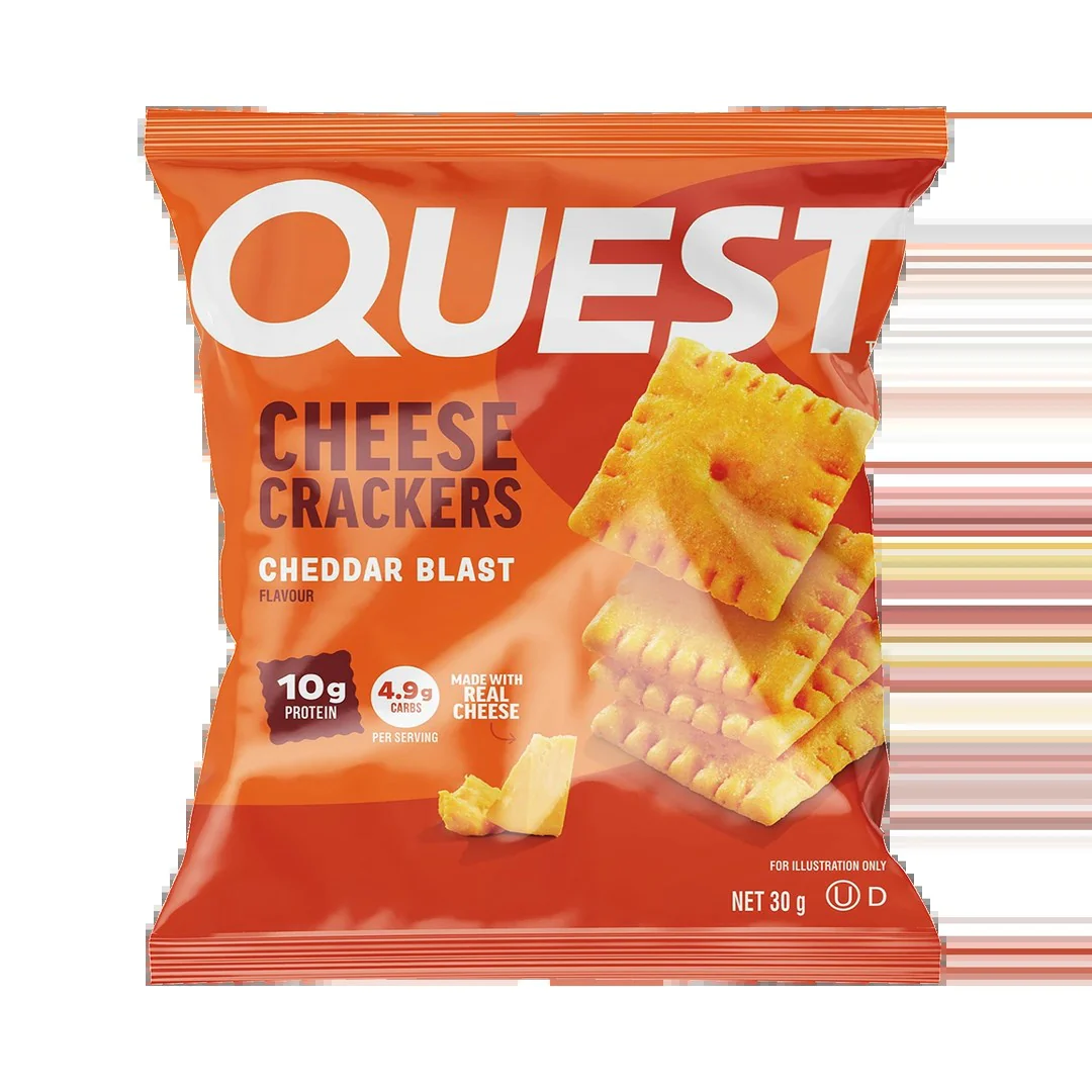 Quest Nutrition Cheese Crackers - Cheddar Blast - Image 3