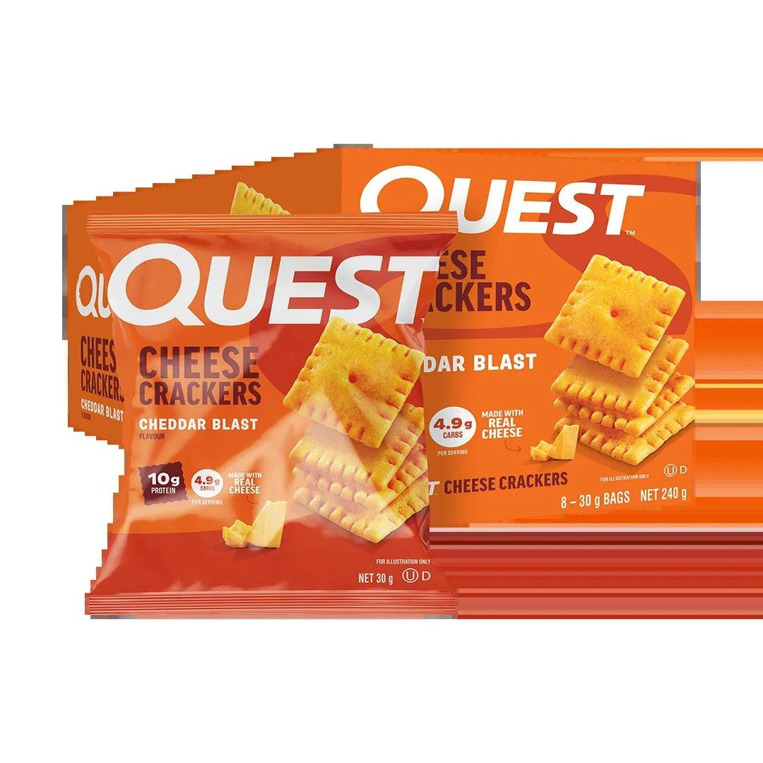 Quest Nutrition Cheese Crackers - Cheddar Blast - Image 6