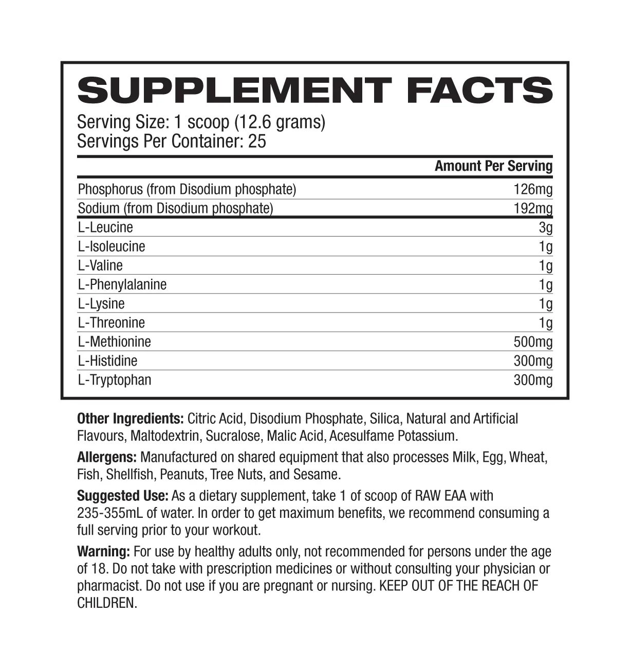 Raw Nutrition EAA - Image 6