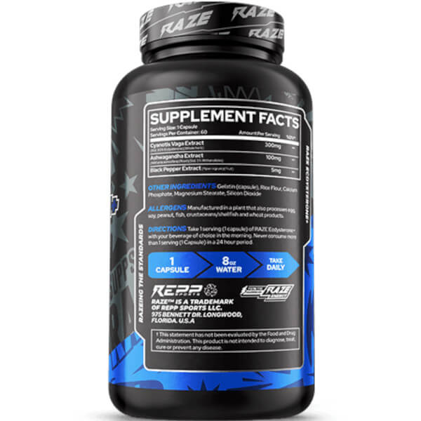 Repp Sports Raze Ecdysterone+ 60 Caps - Image 2