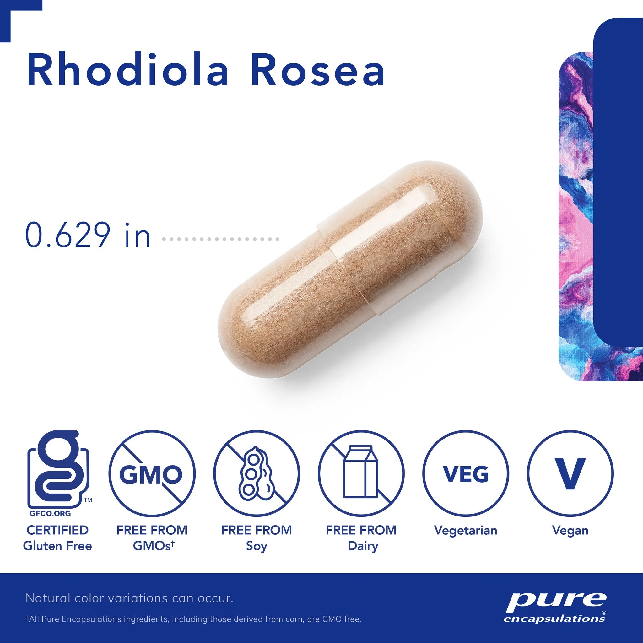 Pure Encapsulation Rhodiola Rosea 90 Caps - Image 2