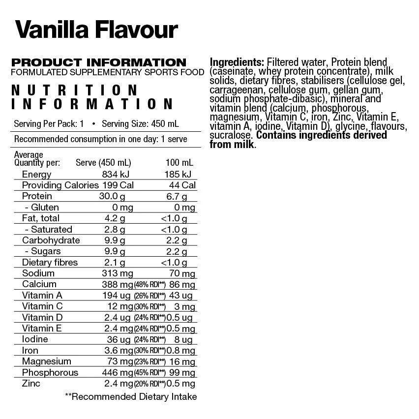 BSc Body Science RTD Complete Protein Shake 450ml (x6) - Image 9