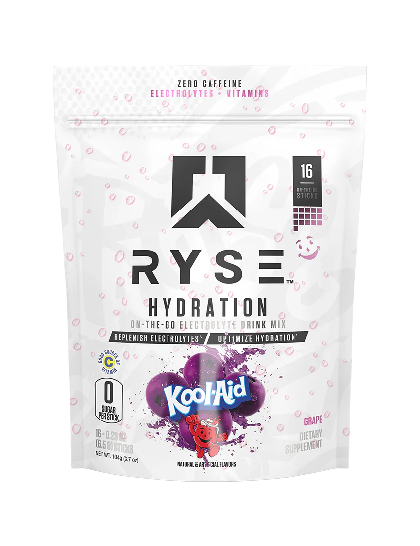 RYSE Hydration Sticks On-The-Go Electrolyte Drink