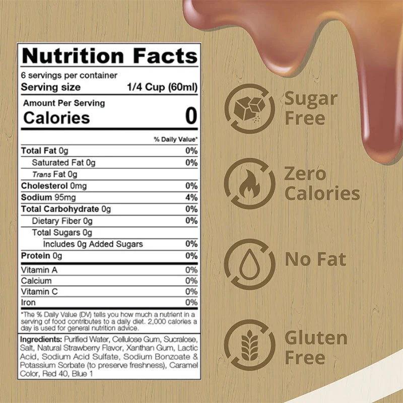 SINFIT "Sugar Free" Pancake Syrup - 355ml - Image 2