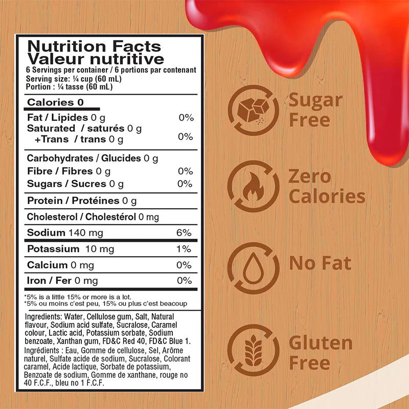 SINFIT "Sugar Free" Pancake Syrup - 355ml - Image 6