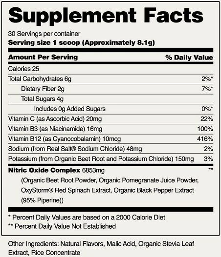 Snap Nitric Oxide 250g - Mixed Berry - Image 2