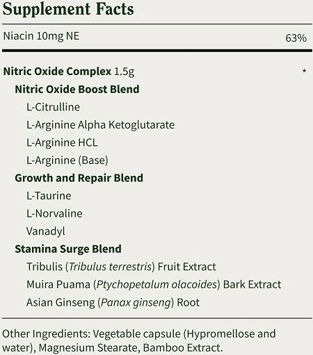 Snap Nitric Oxide Booster Capsules 90 - Image 2