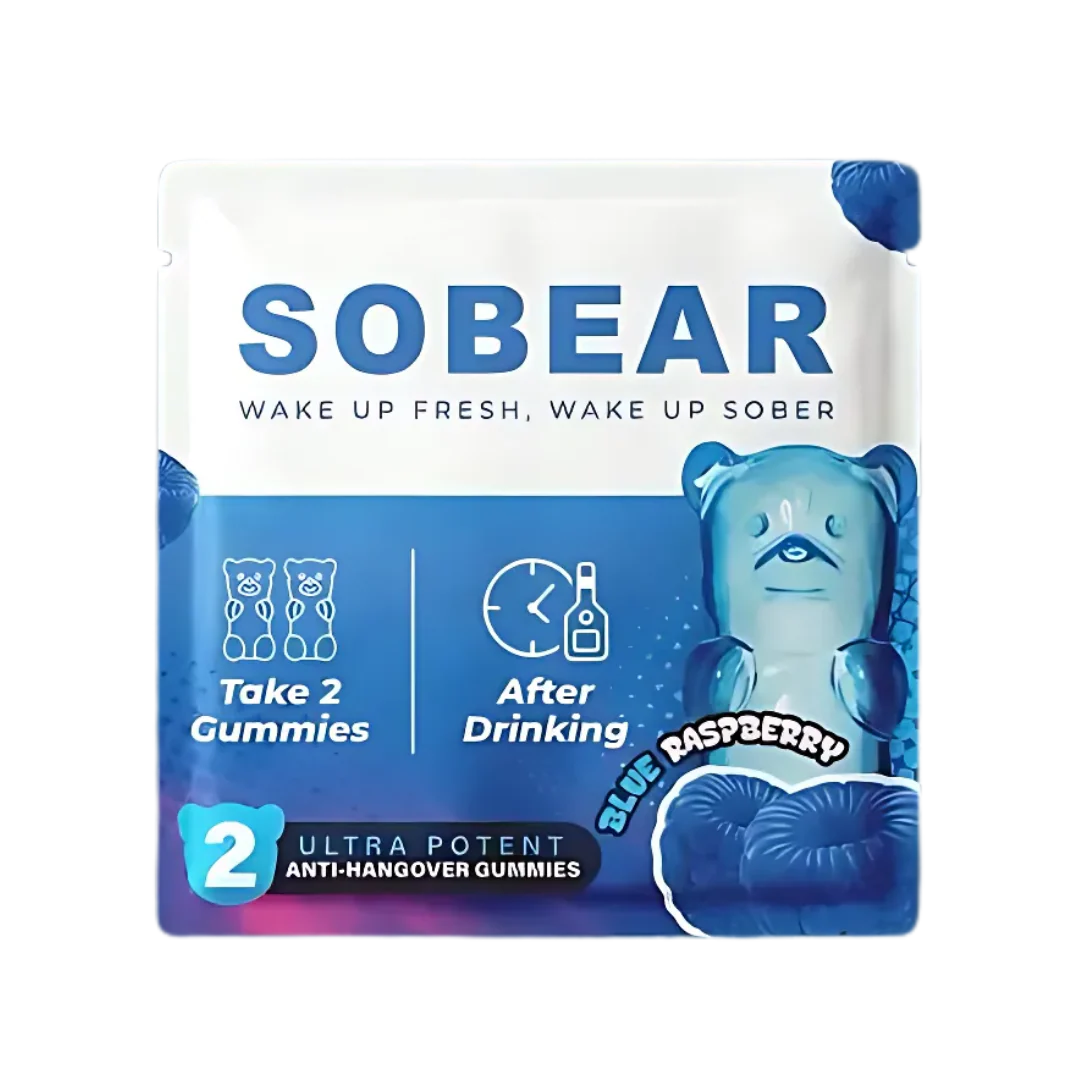 SOBEAR Hangover Gummies - Box of 50 Single Serves