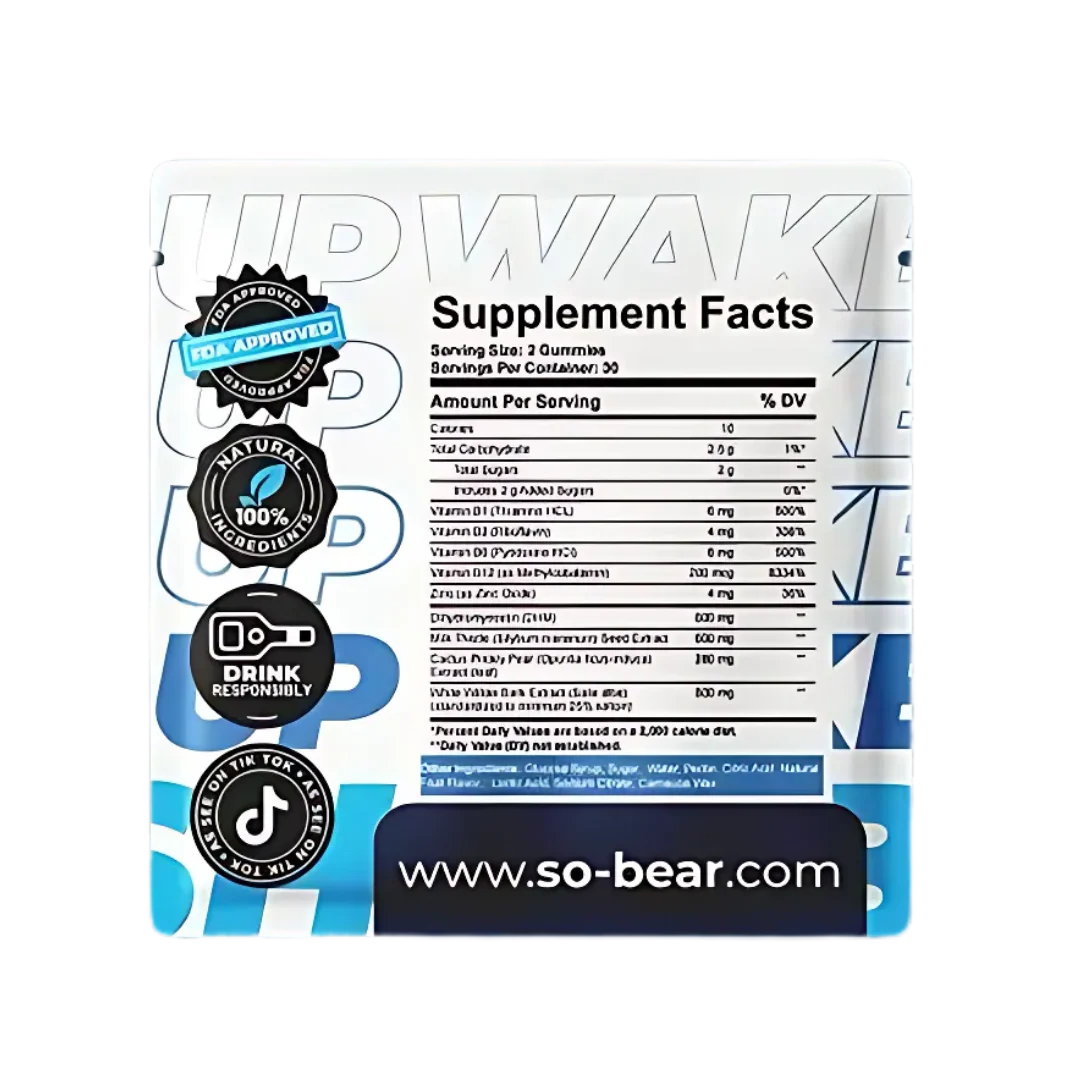 SOBEAR Hangover Gummies - Box of 50 Single Serves - Image 2