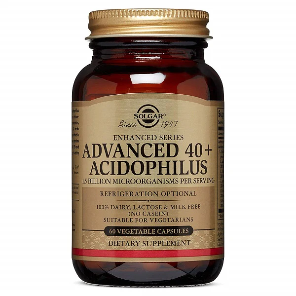 Solgar Advanced 40+ Acidophilus 60 Vegetable Capsules - Image 2