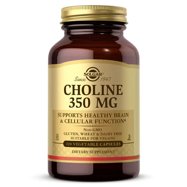 Solgar Choline 350mg 100 Caps