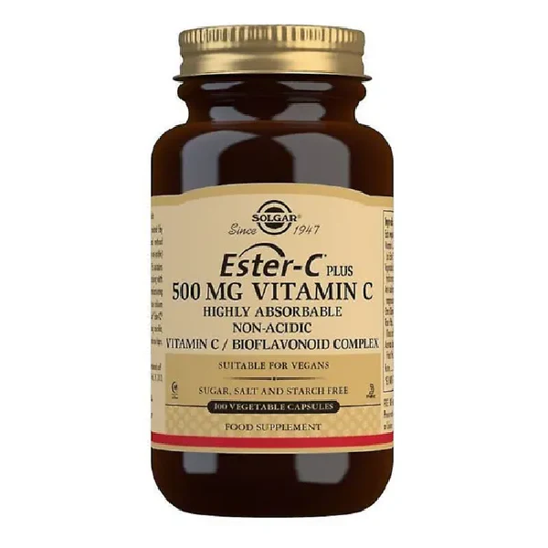 Solgar Ester-C Plus 500mg 100 Vegetable Capsules