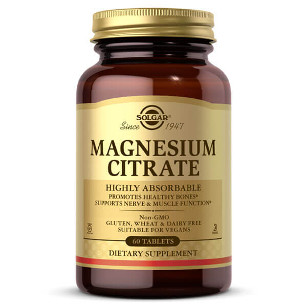 Solgar Magnesium Citrate 60 Tabs