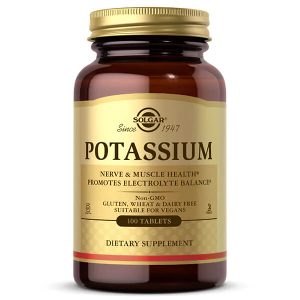 Solgar Potassium 100 Tabs