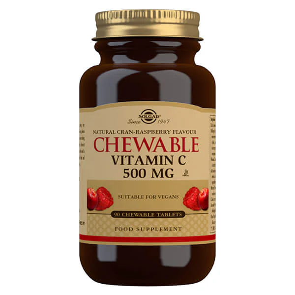 Solgar Chewable Vitamin C 500mg 90 Chewable Tablets