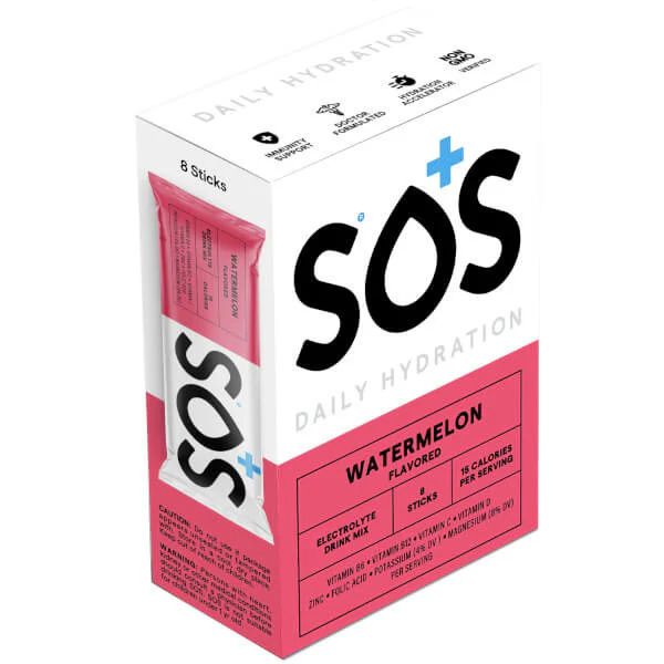 SOS Hydration Daily Hydration Sticks x8 Sachets - Image 5