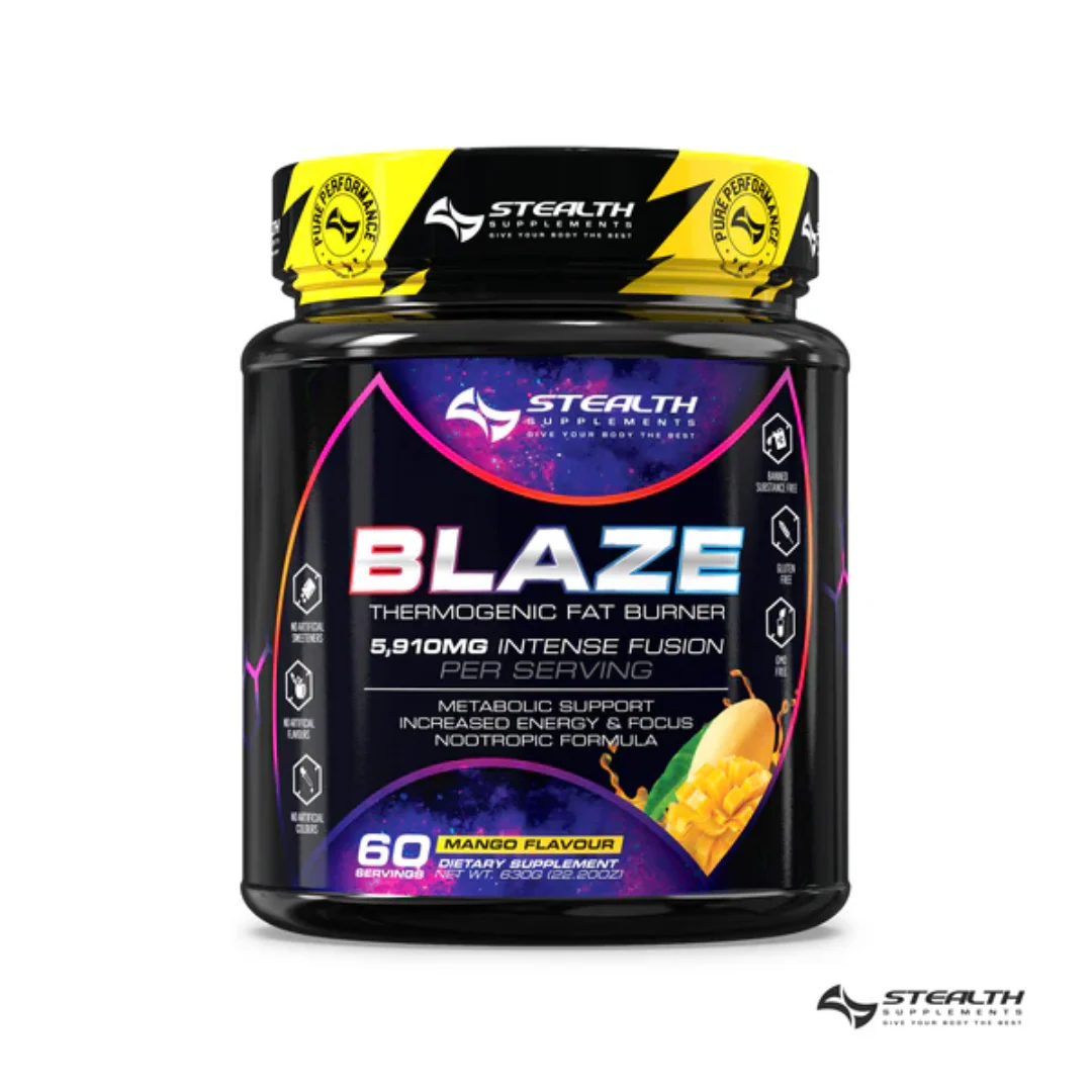 Stealth Supplements Blaze Thermogenic Fat Burner & Focus Boost