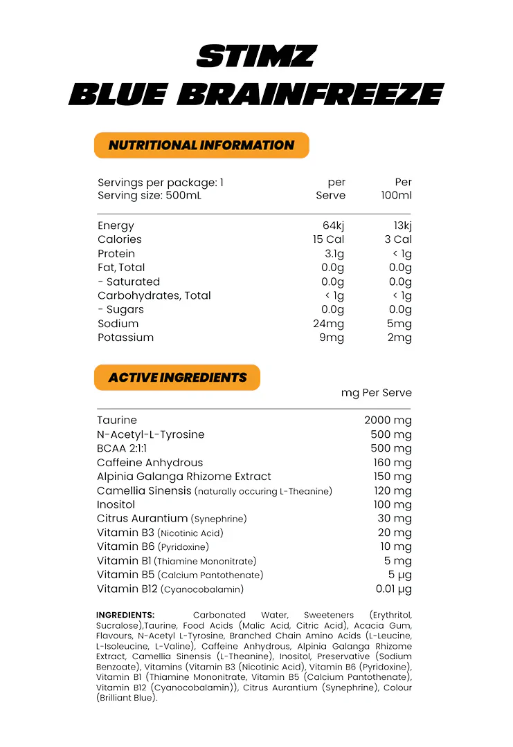 Stimz Extreme Energy 160mg Caffeine 12 Pack (Box) CLEARANCE Short Dated end of 29/07/2026 - Image 2
