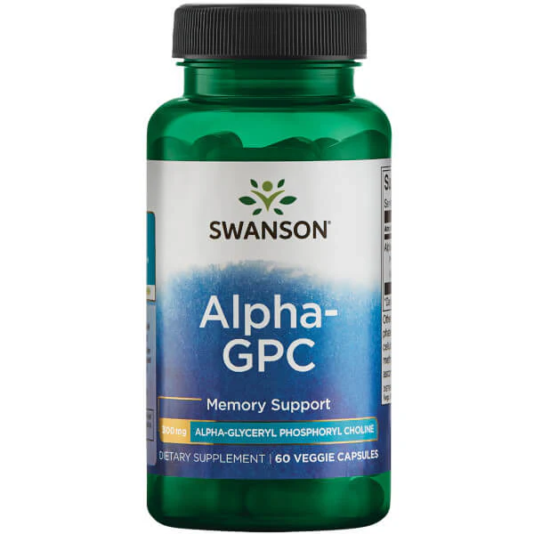 Swanson Alpha-GPC 300mg 60 Caps