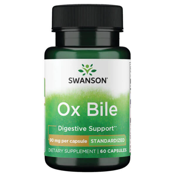 Swanson Ox Bile 90mg 60 Caps