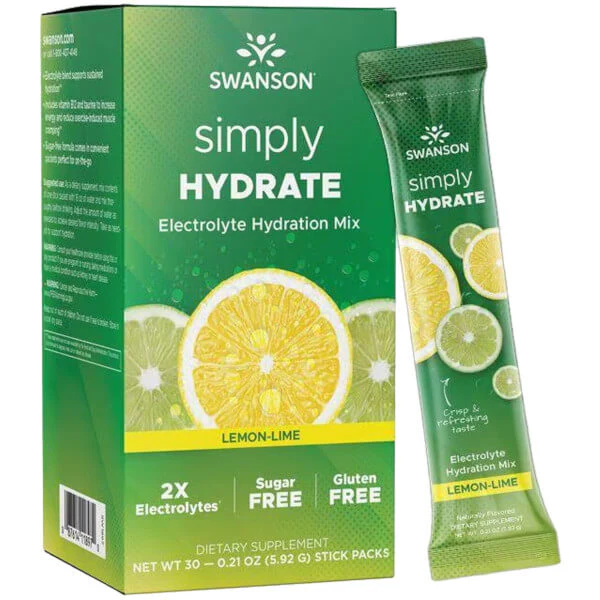 Swanson Simply Hydrate Electrolyte Hydration Mix x30 Stick Packs - Image 2