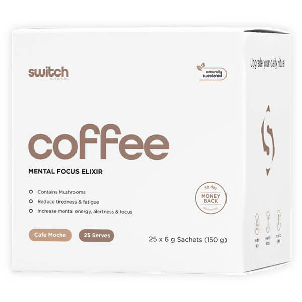 Switch Nutrition Coffee Switch 25x6g Sachets - Image 3