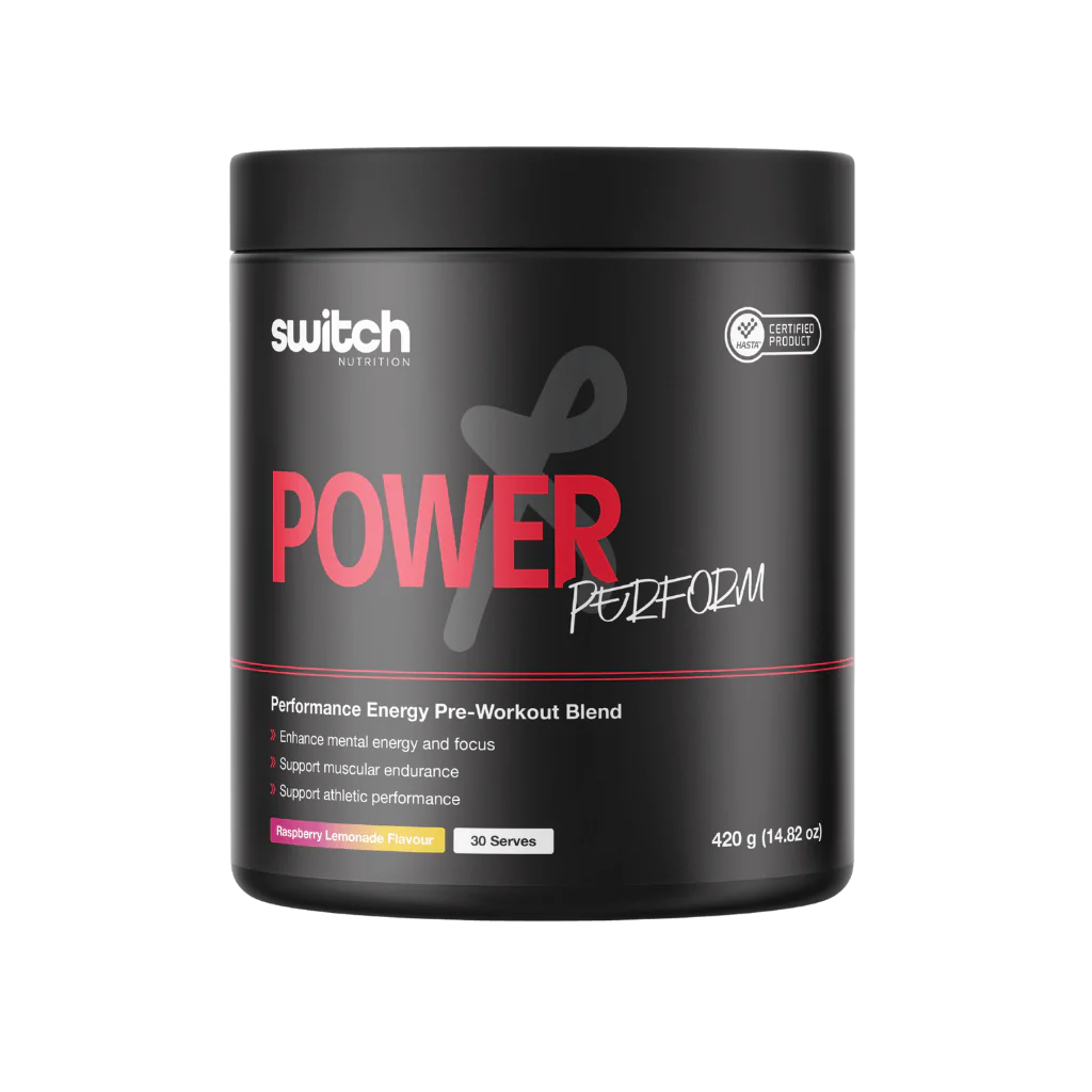 SWITCH Power Perform Pre-Workout - [30 Serves] HASTA Certified - Image 2