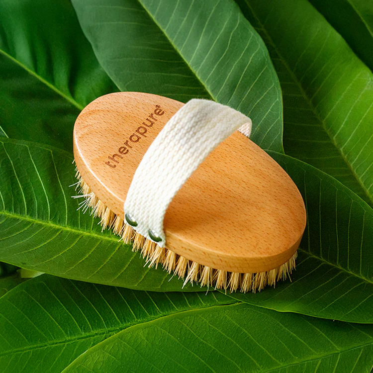 Therapure Ionic Dry Body Brush, Beech Handle and Copper Bristles - Image 4