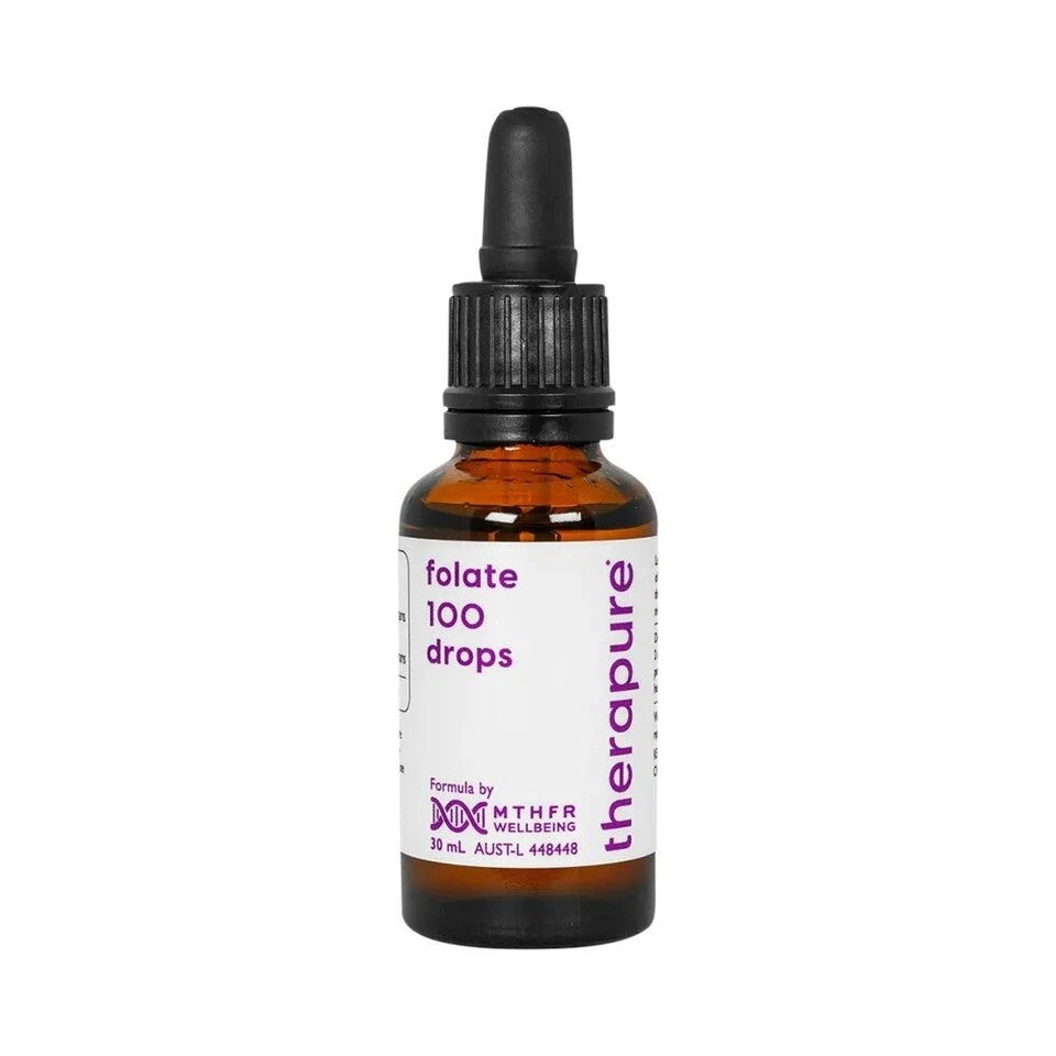 Therapure Methylated Folate 5-MTHF Drops 30ml - Easy Dosing