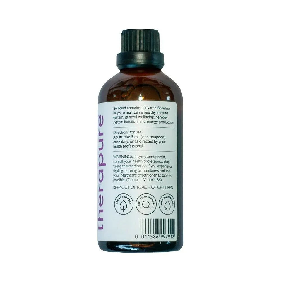 Therapure Vitamin B6 Liquid 100ml – Immune, Energy & Mood Support - Image 3