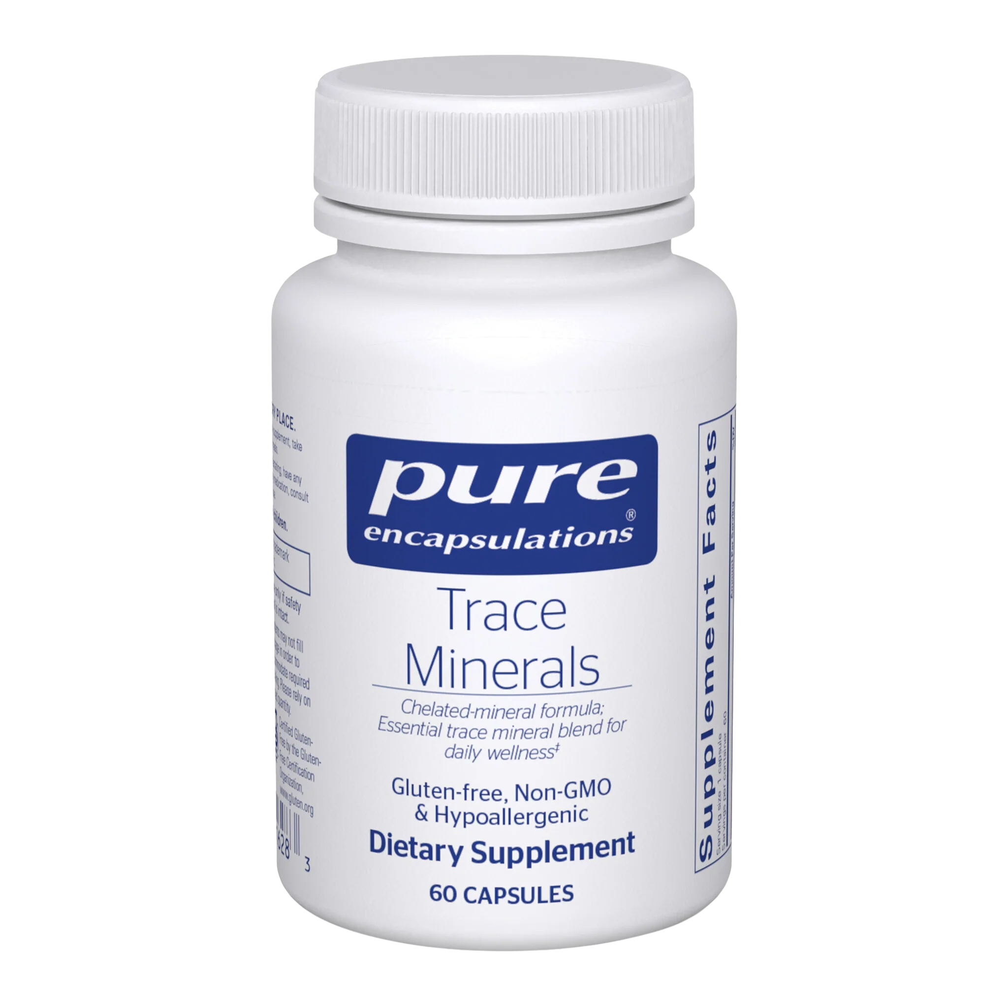 Pure Encapsulations Trace Minerals 60 Caps