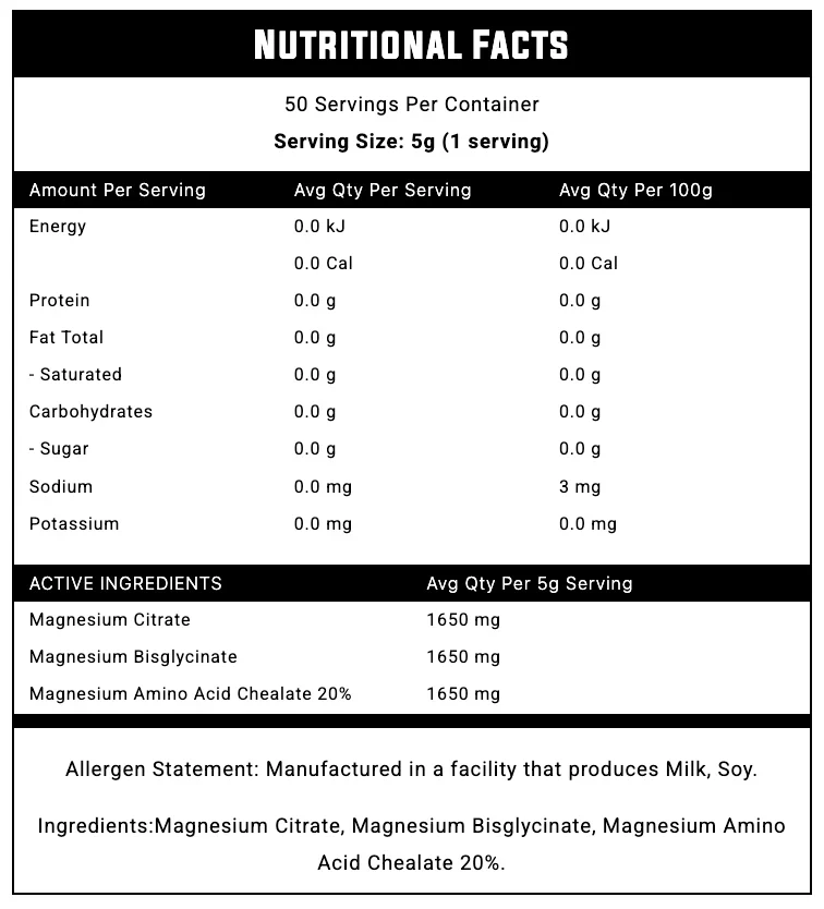 Nexus Triple Magnesium 250g - Image 2