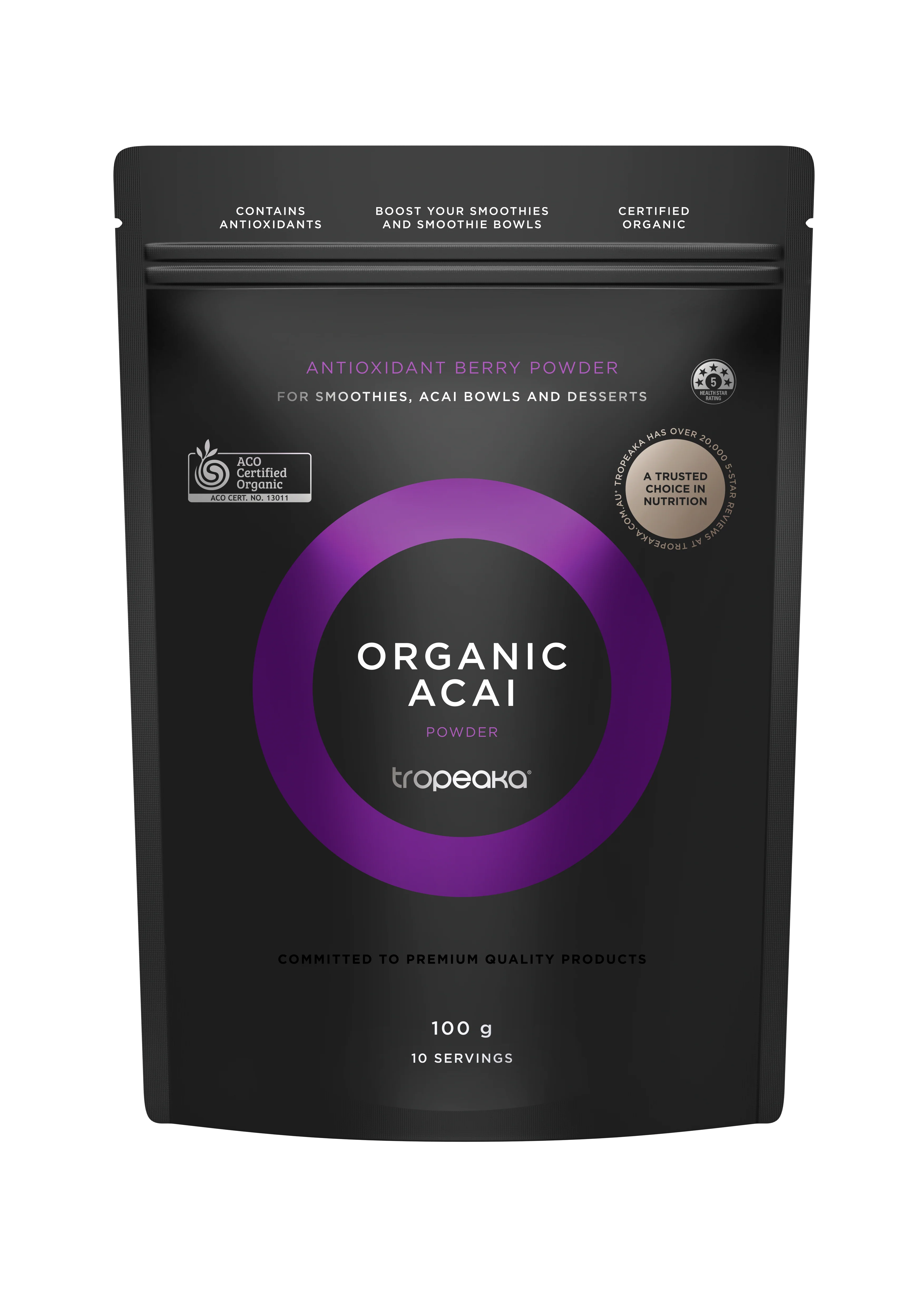 Tropeaka Acai Powder - 100g