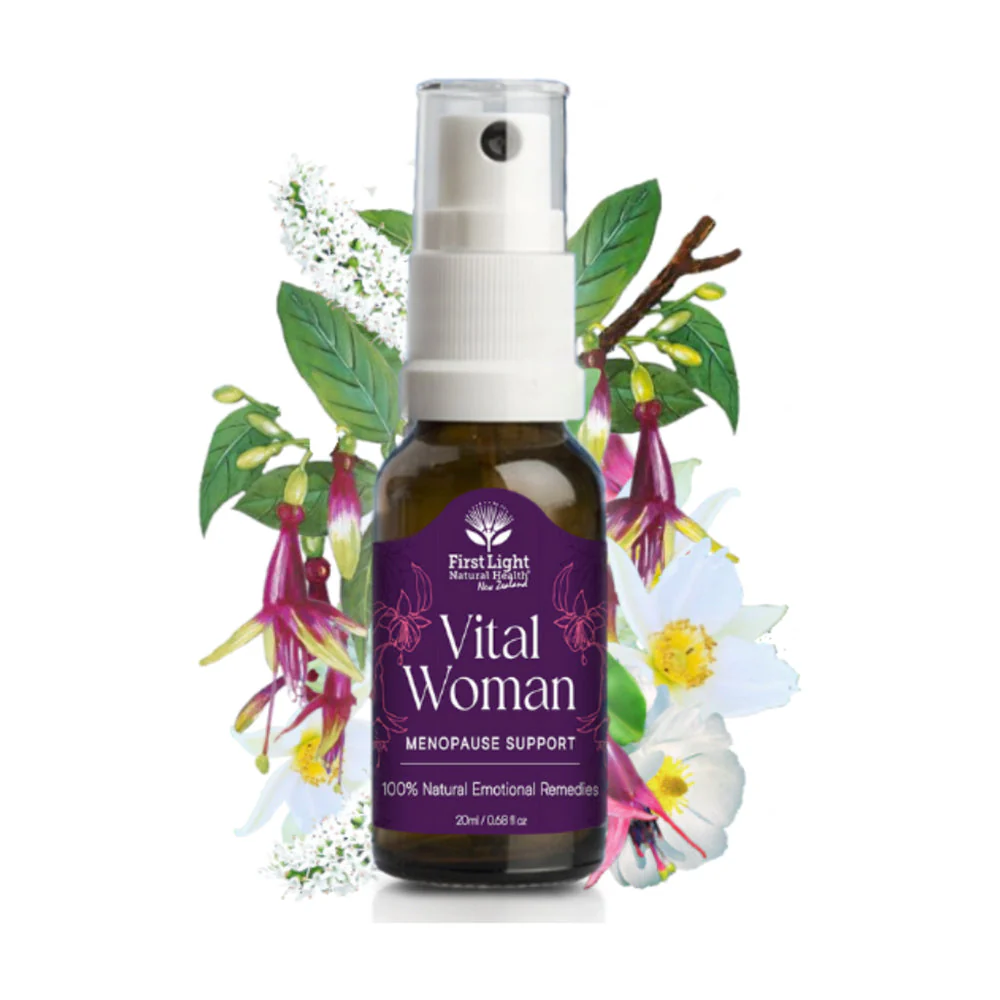 Vital Woman Menopause Support© Flower Essence Emotional Remedy - 100% Natural