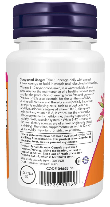 Vitamin B-12 1000 mcg Lozenges - Image 3