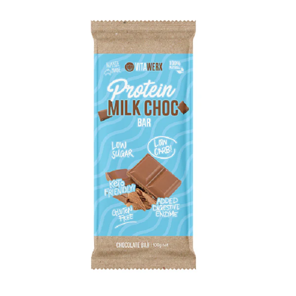 Vitawerx Milk Chocolate Bars 100g x12 - Image 4