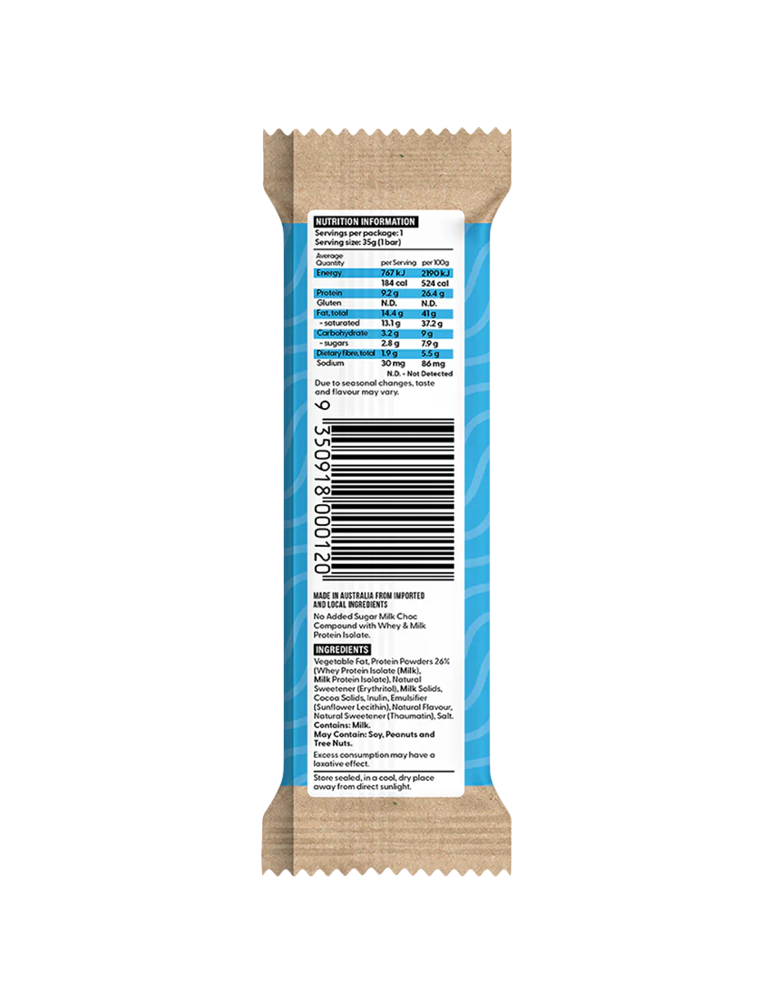 Vitawerx Protein Milk Chocolate Bar - Image 6