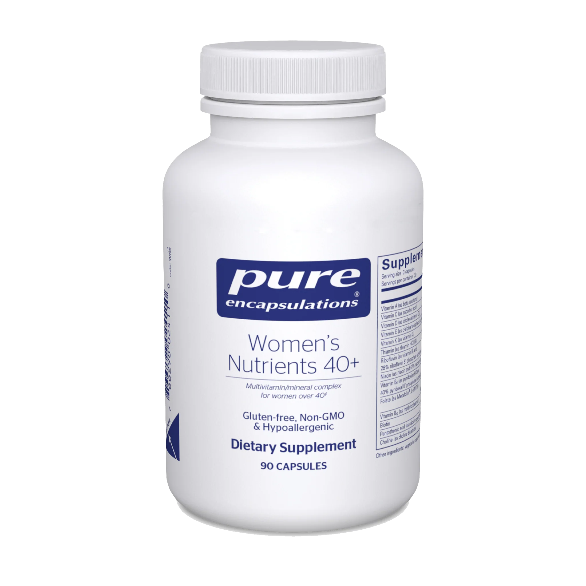 Pure Encapsulations Women's Nutrients 40+